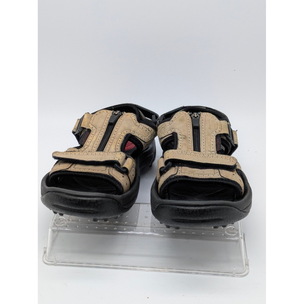 FootJoy Golf Sandals Mens Size 8 Beige Leather Spikeless Comfort Shoes - Picture 5 of 14